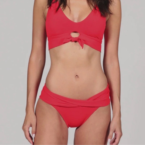 Robin Piccone two- piece Ava Bikini 👙In Marigold - Picture 2 of 5